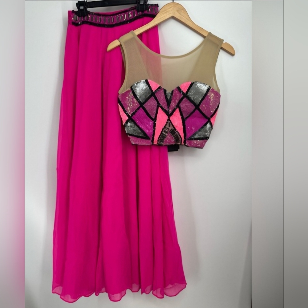 Versace 19.69 Abbigliamento Italia Sequin Gown Set - Picture 3 of 9